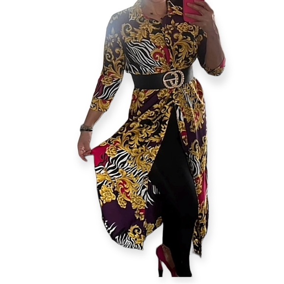 7the avenue blouse dress long size s - Picture 2 of 11